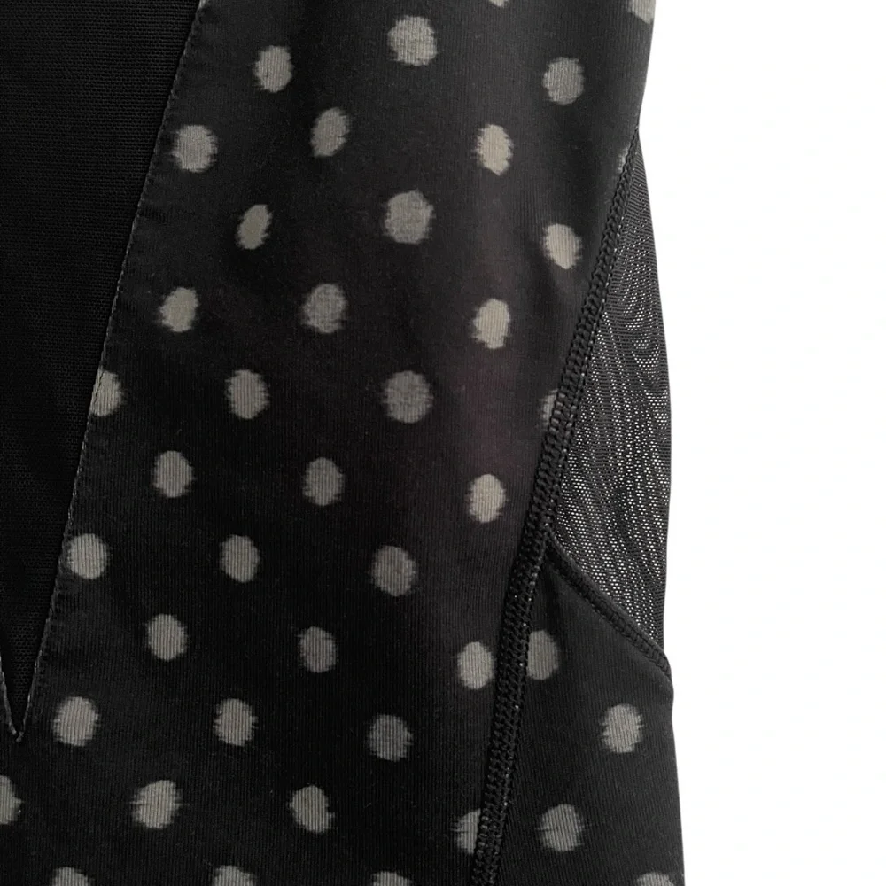 Lululemon Exquisite Tank In Ghost Dot Black Slate‎ Size 4